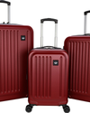 View of  Red Bangino Luggage Set (3 Piece).