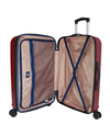 View of  Red Bangino Luggage Set (3 Piece).