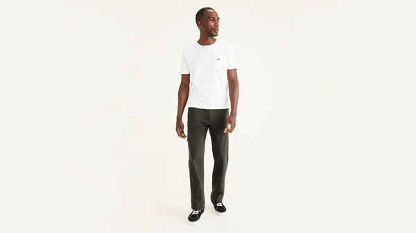 Dockers Easy Khaki Pants D4 Relaxed Fit Timber Wolf - Walmart.com