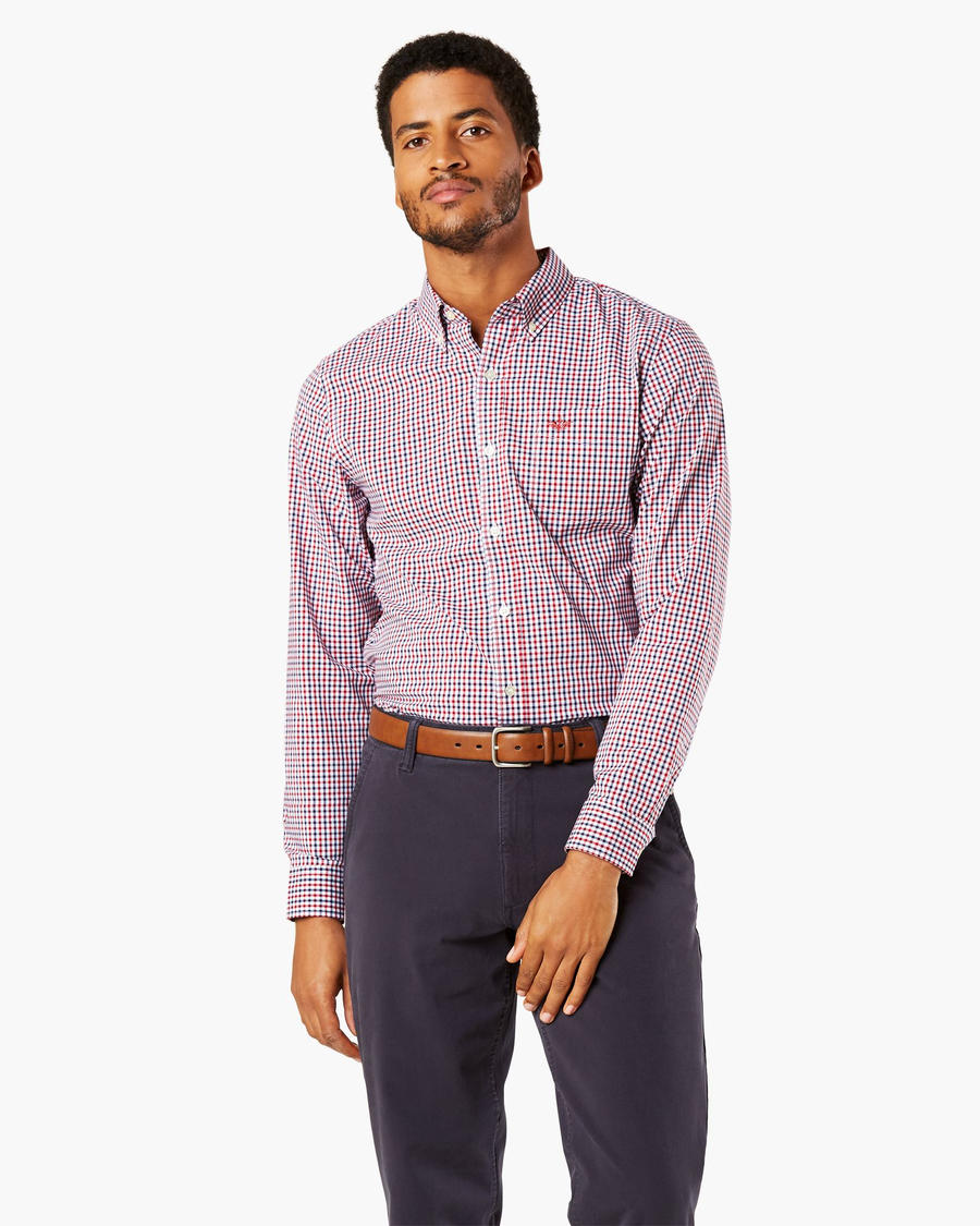 Signature Comfort Flex Shirt Classic Fit Dockers