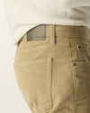 CORDUROY 5-POCKET STRAIGHT FIT in New Khaki