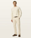 ESSENTIAL AMERICAN KHAKI STRAIGHT FIT in Silver Birch