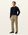 SATEEN KHAKI STRAIGHT FIT in New Khaki