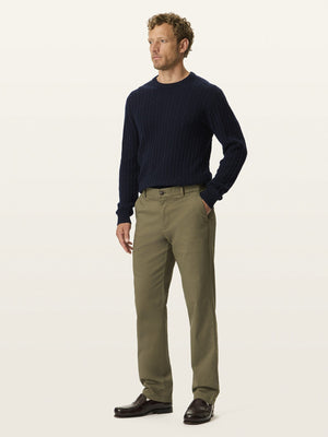 Ultra Soft Sueded Chino, Straight Fit