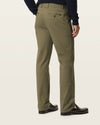 SATEEN KHAKI STRAIGHT FIT in Dusty Olive