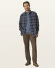 SATEEN KHAKI STRAIGHT FIT in Major Brown