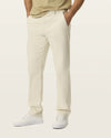 SATEEN KHAKI STRAIGHT FIT in Silver Birch