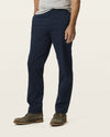 SATEEN KHAKI STRAIGHT FIT in Navy Blazer