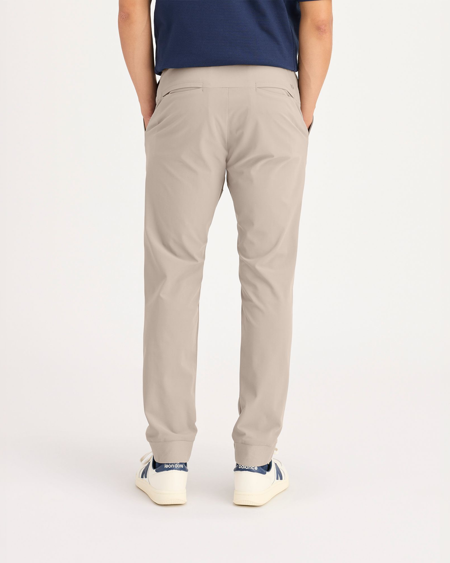 Back view of model wearing Sahara Khaki Go Airweave Jogger, Slim Fit.