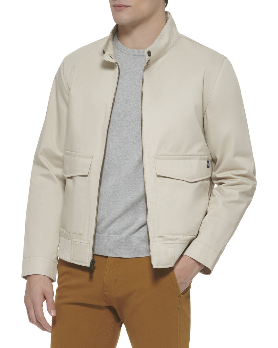 Poly Cotton Twill Barracuda Bomber w Harrington Pockets Dockers