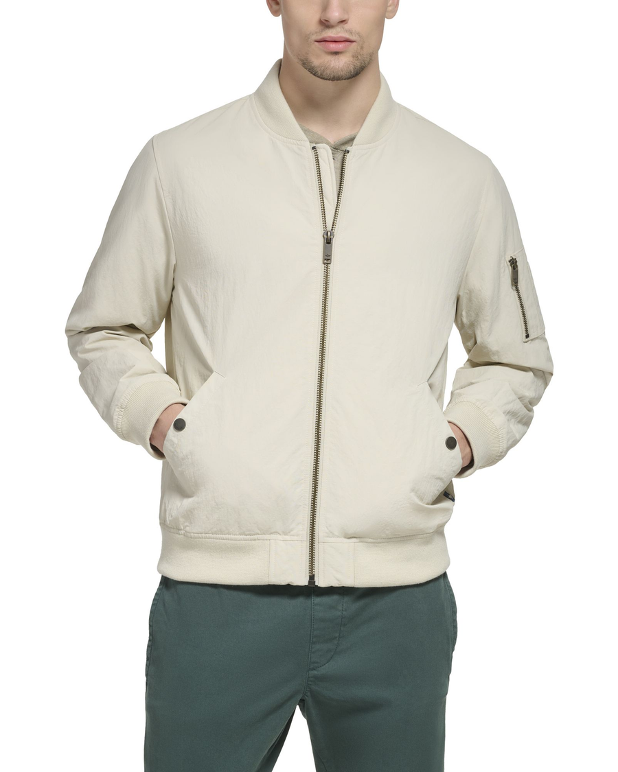 Nylon bomber jacket clearance mens