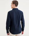 Back view of model wearing Sailor Navy Blazer Original Button Up, Slim Fit.