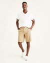 Front view of model wearing Sand Dune Perfect 10.5
