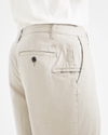 View of model wearing Porcelain Khaki Perfect 8