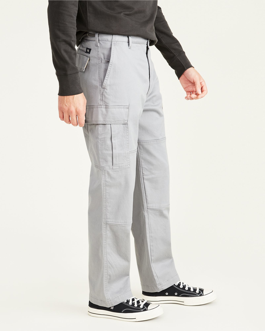 Mens NEW Lightweight Cargo Pants Relaxed Fit Outdoor 6 Pockets Sizes 30 to  44