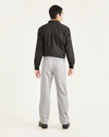 Back view of model wearing Sharkskin Utility Pants, Straight Fit.