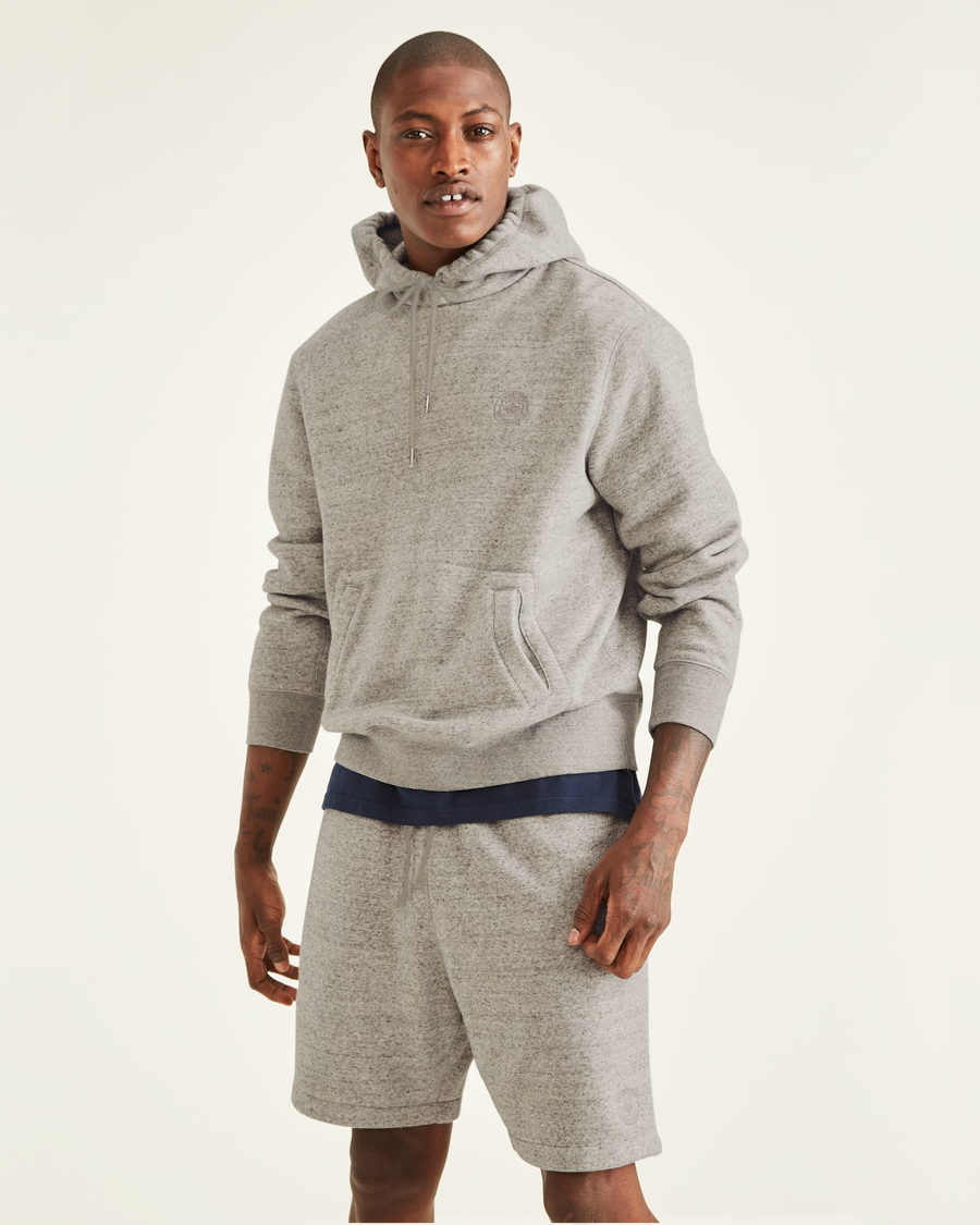 Tek Gear 100% Polyester Color Block Marled Gray Sweatshirt Size XL