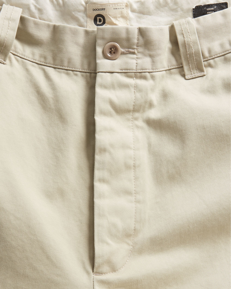 View of model wearing Standard Khaki Dockers® x Transnomadica Pant.