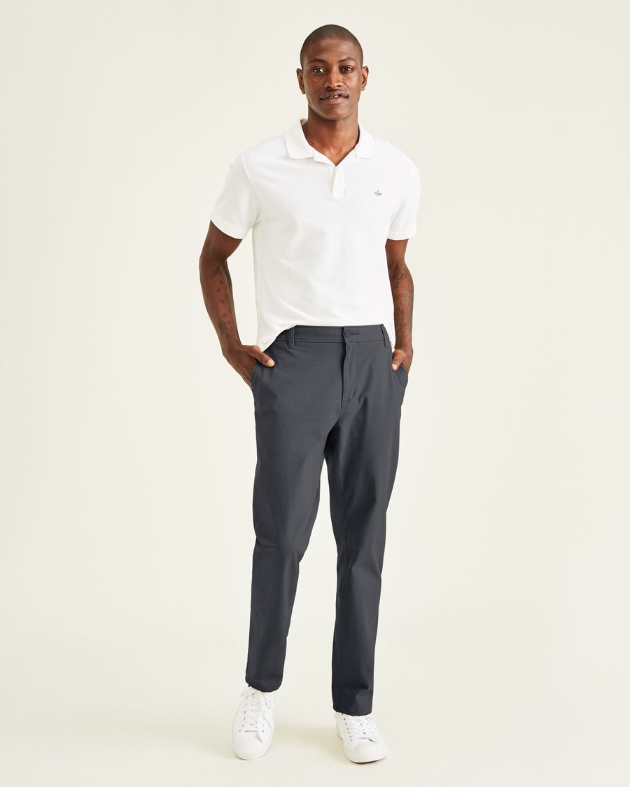 Front view of model wearing Steelhead Ultimate Chinos, Straight Fit.