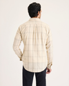 Back view of model wearing Summer Earth Original Button Up, Slim Fit.