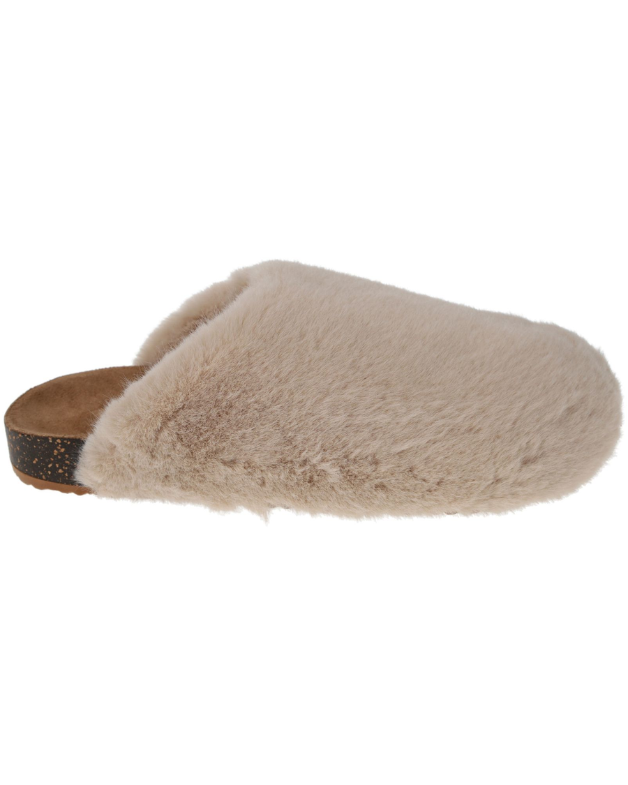 Faux fur slip ons discount