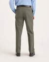 Back view of model wearing Tea Leaf Signature Iron Free Khakis, Straight Fit with Stain Defender®.