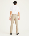 Back view of model wearing Timber Wolf Comfort Knit Trousers, Slim Fit.