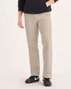 Front view of model wearing Timber Wolf Go Airweave Chino, Straight Fit.