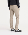 Back view of model wearing Timber Wolf Go Chino, Slim Fit with Airweave.