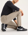 View of model wearing Timber Wolf Go Pant, Slim Fit with Airweave.
