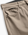 View of model wearing Timber Wolf Go Pant, Slim Fit with Airweave.