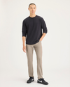 Front view of model wearing Timber Wolf Go Pant, Slim Fit with Airweave.