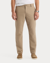 Front view of model wearing Timber Wolf Go Pro Pant with AceFlex, Slim Fit.