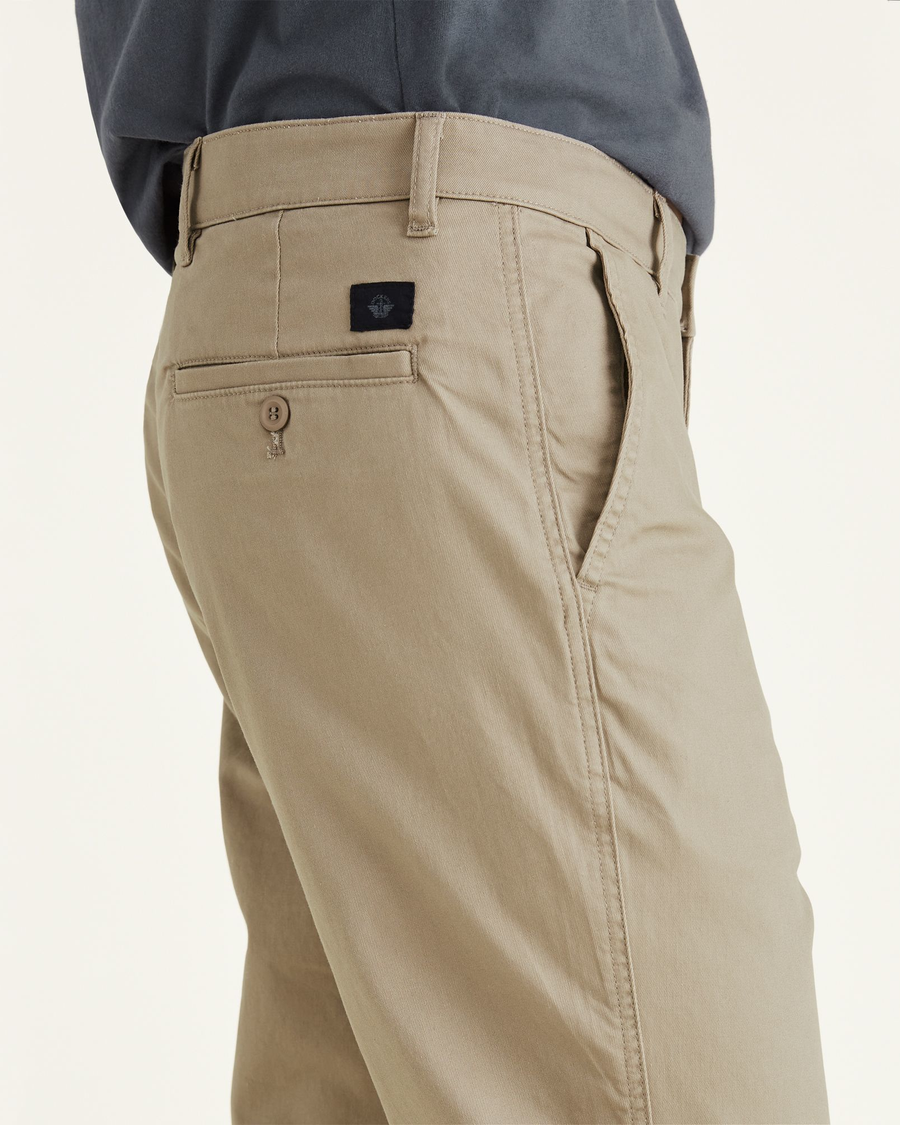 View of model wearing Timber Wolf Original Chinos, Straight Tapered Fit.
