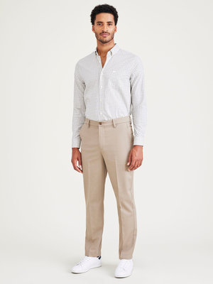 Signature Iron Free Khakis, Straight Fit with Stain Defender®