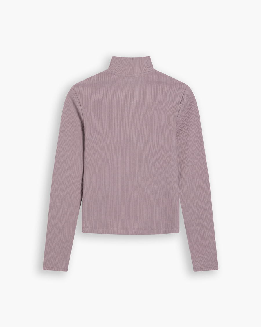 View of model wearing Toadstool Go Quarter-Zip Pullover, Slim Fit.