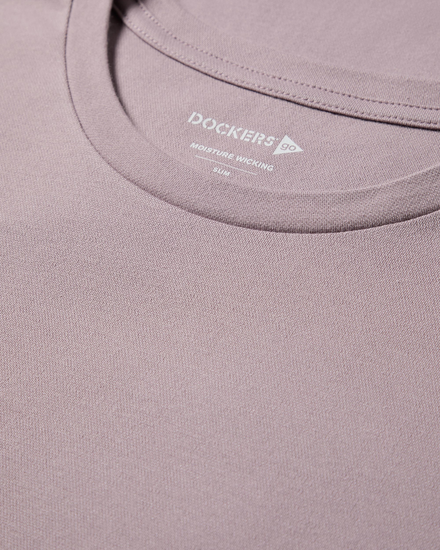 View of model wearing Toadstool Go Tee, Slim Fit.