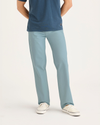 Front view of model wearing Tourmaline Ultimate Chinos, Straight Fit.