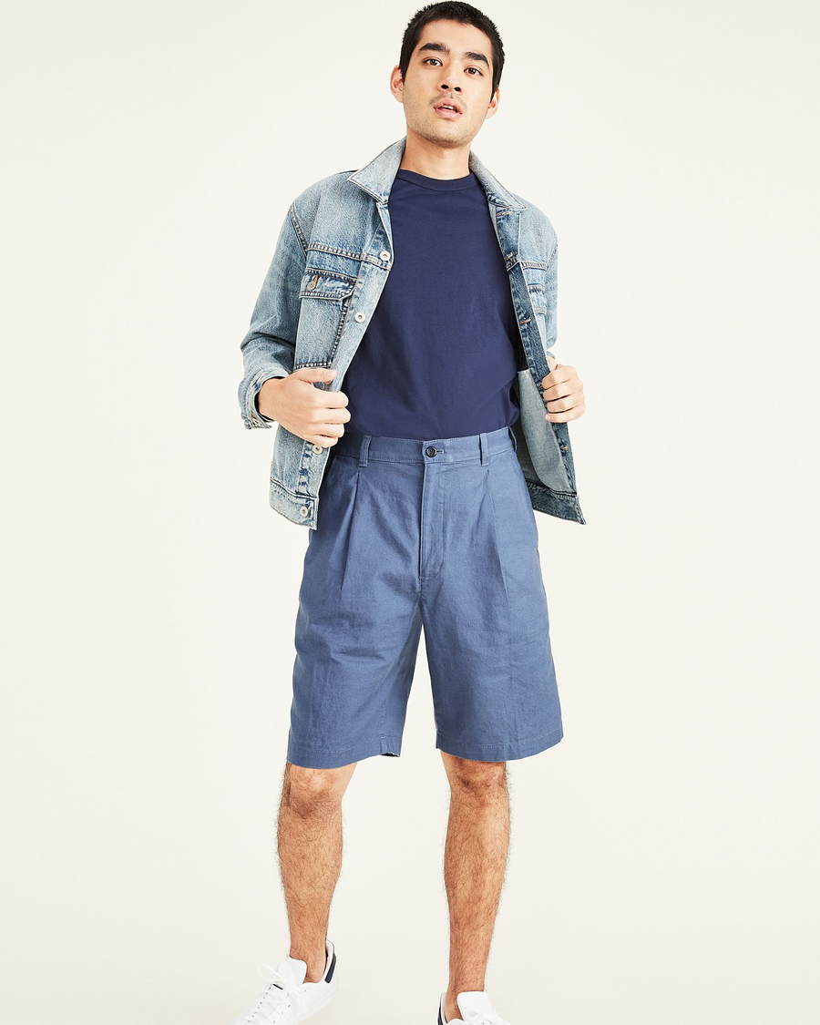 Dockers pleated 2025 shorts relaxed fit