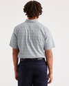 Back view of model wearing Yucca High Rise Signature Comfort Flex Shirt, Classic Fit.